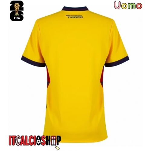 Ecuador Prima Maglia Mondiali 2026 Manica Corta